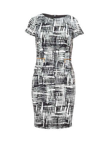 George black and white dress