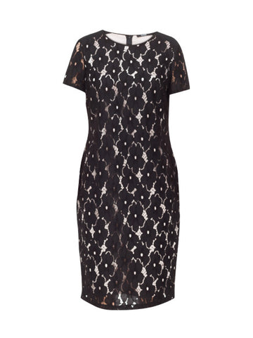 George guipure black dress