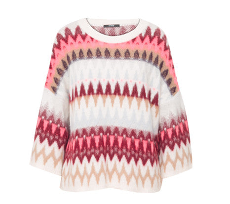 George aztec jacquard jumper