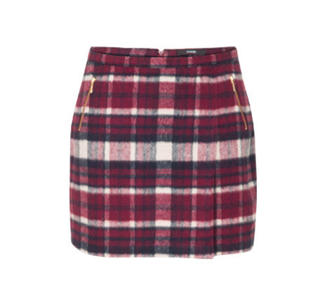 George check pleat skirt
