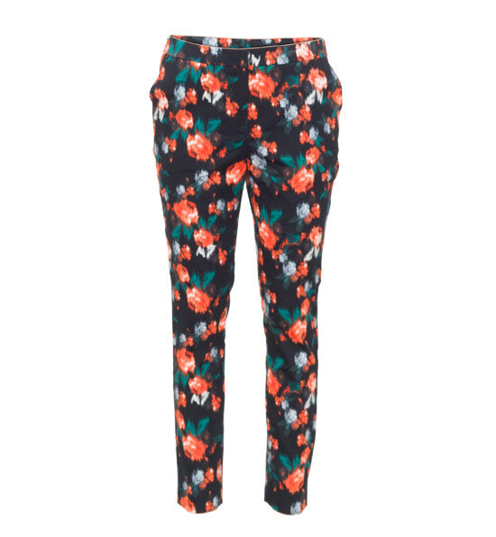 George floral print trousers